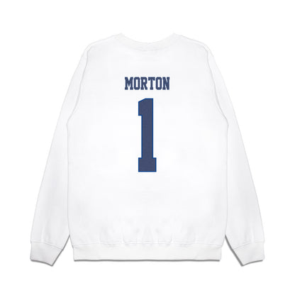 Kentucky - NCAA Men's Basketball : Jerone Morton - Denim Shersey Premium Crewneck Sweatshirt-1