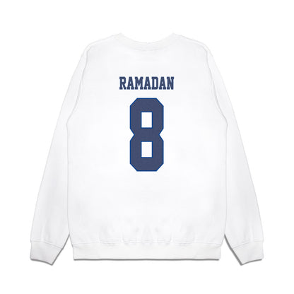 Kentucky - NCAA Women's Soccer : Nadia Ramadan - Denim Shersey Premium Crewneck Sweatshirt-1