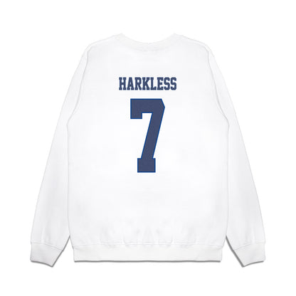 Kentucky - NCAA Football : Jamarrion Harkless - Denim Shersey Premium Crewneck Sweatshirt-1