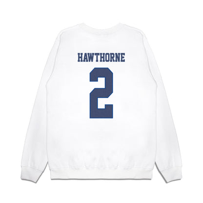 Kentucky - NCAA Men's Basketball : Braydon Hawthorne - Denim Shersey Premium Crewneck Sweatshirt-1