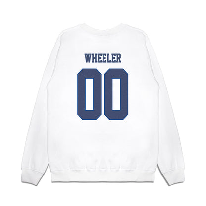 Kentucky - NCAA Football : Jack Wheeler - Denim Shersey Premium Crewneck Sweatshirt-1