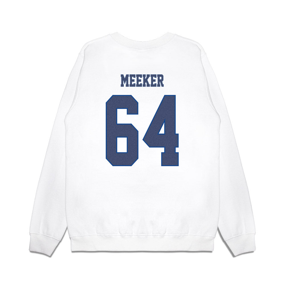 Kentucky - NCAA Football : Ryan Meeker - Denim Shersey Premium Crewneck Sweatshirt-1