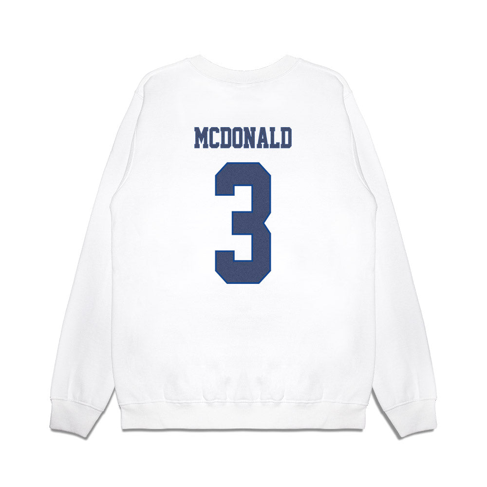 Kentucky - NCAA Women's Basketball : Emily McDonald - Denim Shersey Premium Crewneck Sweatshirt-1