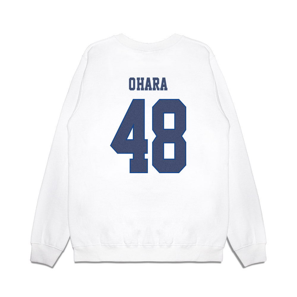 Kentucky - NCAA Football : Thomas O'Hara - Denim Shersey Premium Crewneck Sweatshirt-1