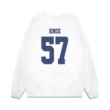 Kentucky - NCAA Football : Jordan Knox - Denim Shersey Premium Crewneck Sweatshirt-1