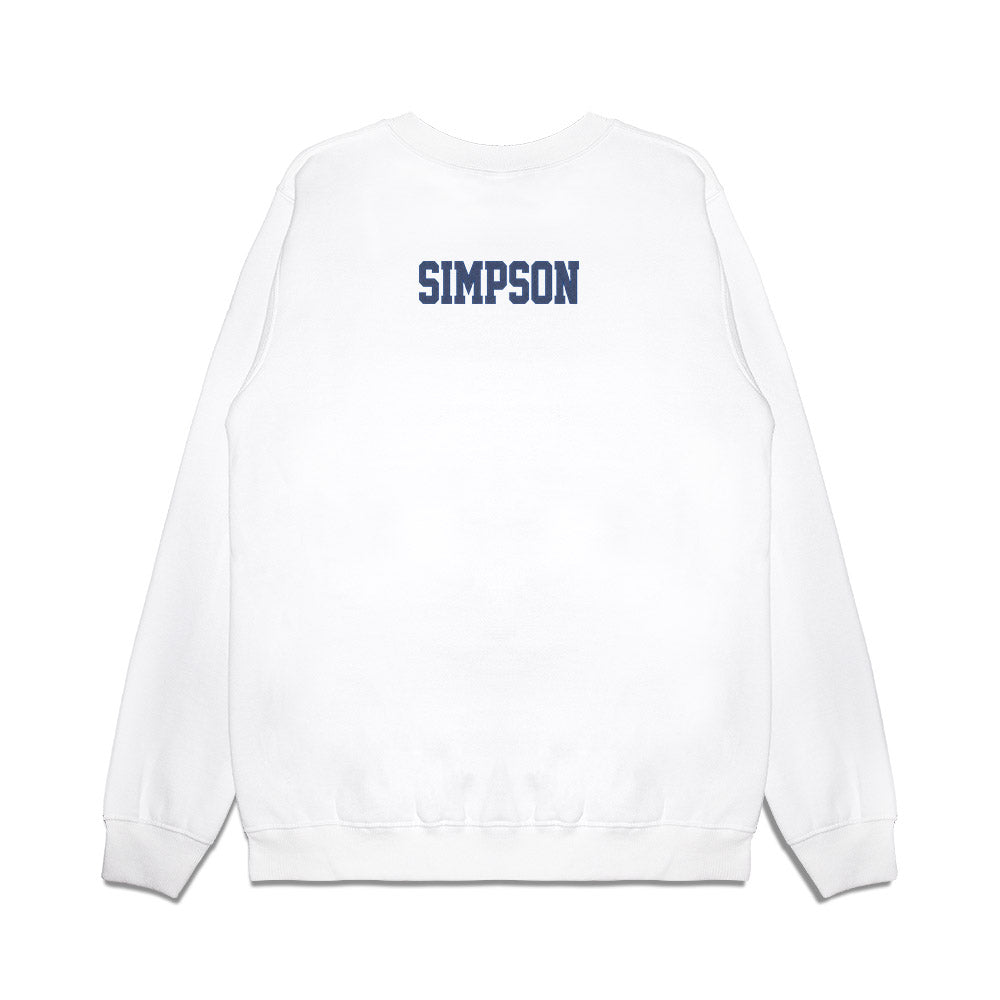 Kentucky - NCAA Women's Golf : Raleygh Simpson - Denim Shersey Premium Crewneck Sweatshirt-1