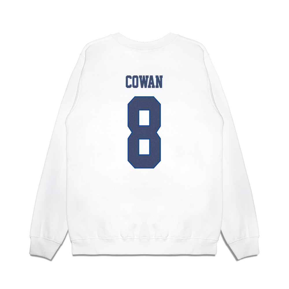Kentucky - NCAA Football : Lorenzo Cowan - Denim Shersey Premium Crewneck Sweatshirt-1