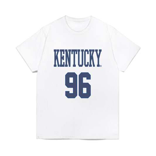 Kentucky - NCAA Football : Dominic Wiseman - Denim Shersey Comfort Colors T-Shirt-0