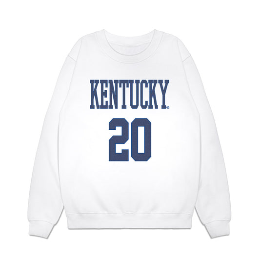 Kentucky - NCAA Women's Basketball : Diana Collins - Denim Shersey Premium Crewneck Sweatshirt-0