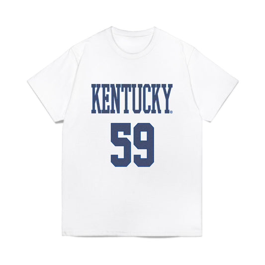 Kentucky - NCAA Football : Jack Wheeler - Denim Shersey Comfort Colors T-Shirt-0