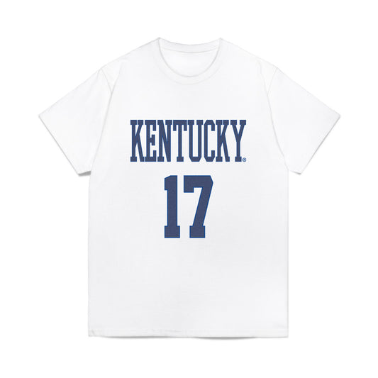 Kentucky - NCAA Football : Hardley Gilmore - Denim Shersey Comfort Colors T-Shirt-0