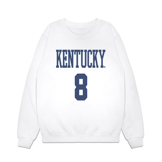 Kentucky - NCAA Women's Soccer : Nadia Ramadan - Denim Shersey Premium Crewneck Sweatshirt-0