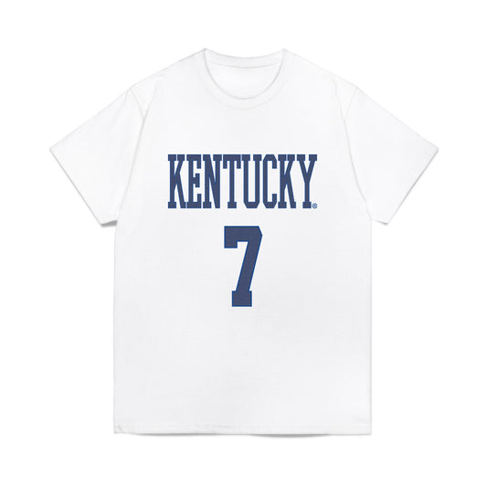 Kentucky - NCAA Football : Jamarrion Harkless - Denim Shersey Comfort Colors T-Shirt-0
