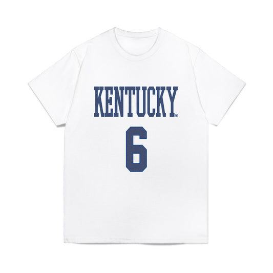 Kentucky - NCAA Women's Soccer : Anna Sikorski - Denim Shersey Comfort Colors T-Shirt-0