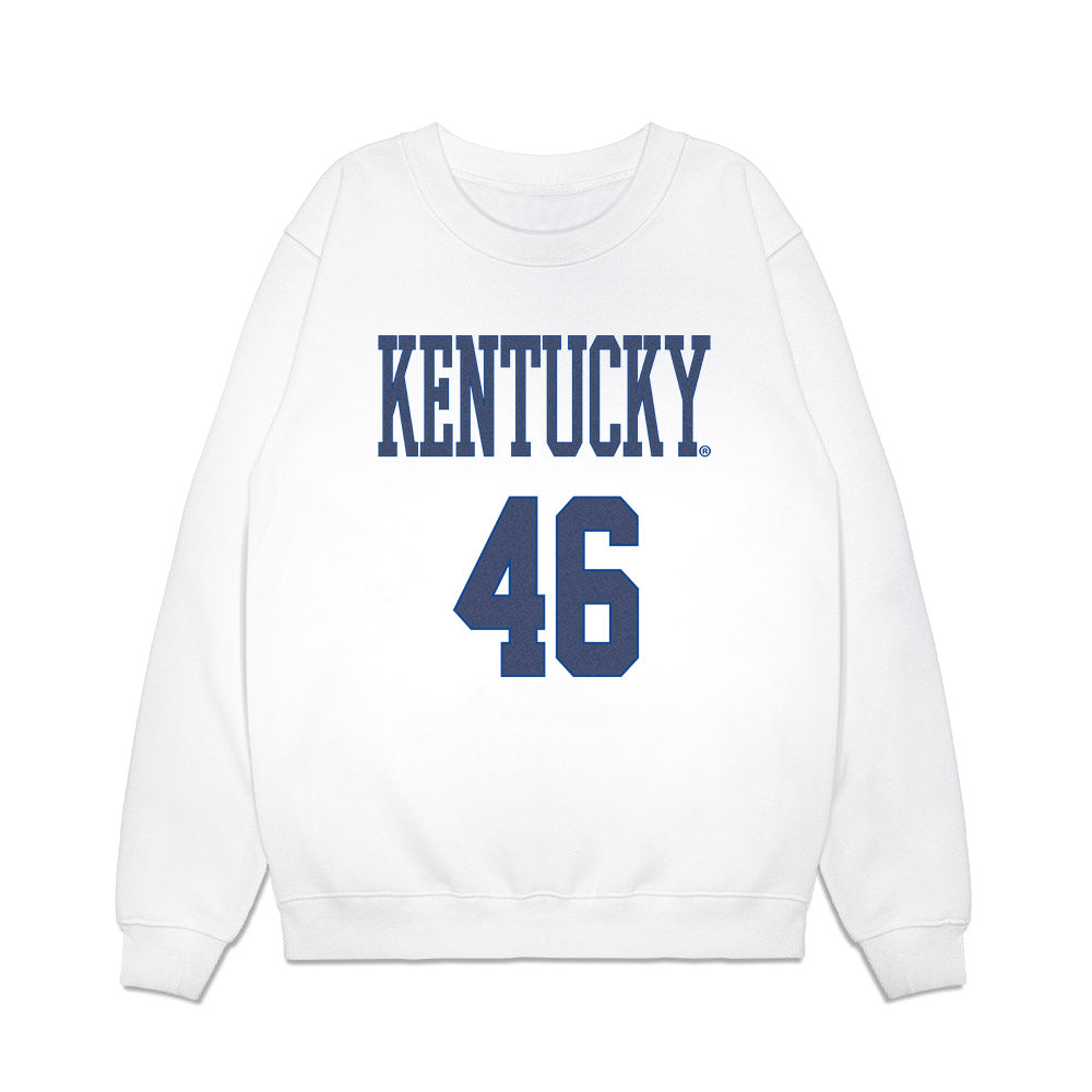 Kentucky - NCAA Men's Basketball : Ousmane N'Diaye - Denim Shersey Premium Crewneck Sweatshirt-0