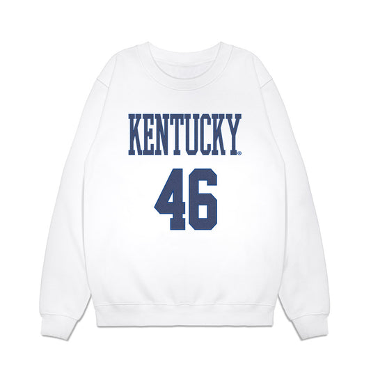 Kentucky - NCAA Men's Basketball : Ousmane N'Diaye - Denim Shersey Premium Crewneck Sweatshirt-0