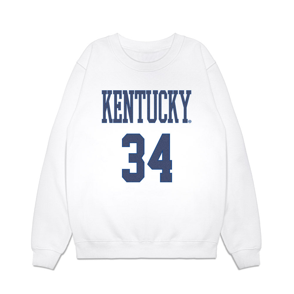 Kentucky - NCAA Women's Basketball : Ayanna Patterson - Denim Shersey Premium Crewneck Sweatshirt-0