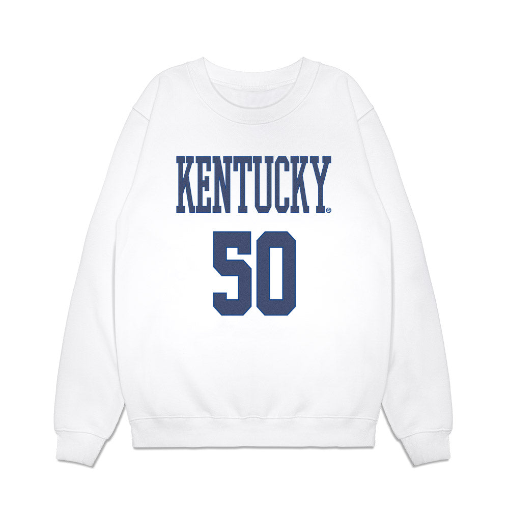 Kentucky - NCAA Football : Max Anderson - Denim Shersey Premium Crewneck Sweatshirt-0