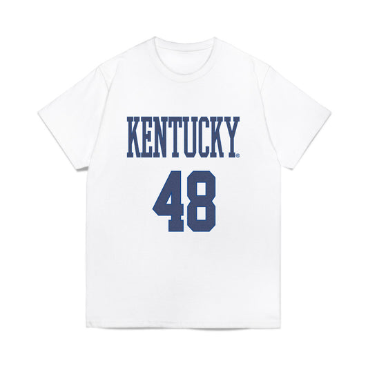 Kentucky - NCAA Football : Thomas O'Hara - Denim Shersey Comfort Colors T-Shirt-0