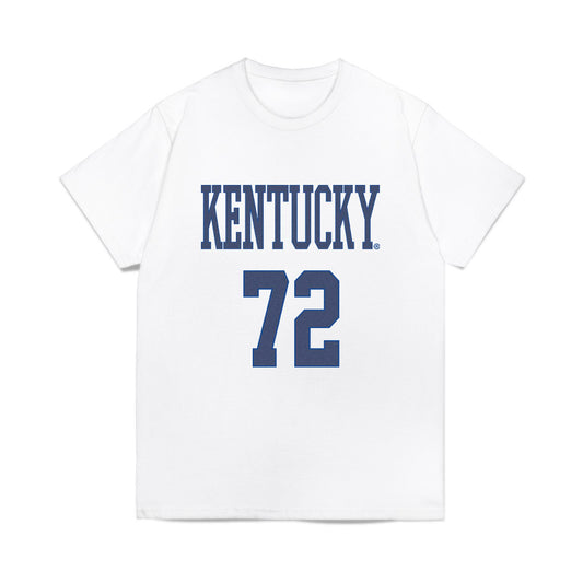 Kentucky - NCAA Football : Coleton Price - Denim Shersey Comfort Colors T-Shirt-0