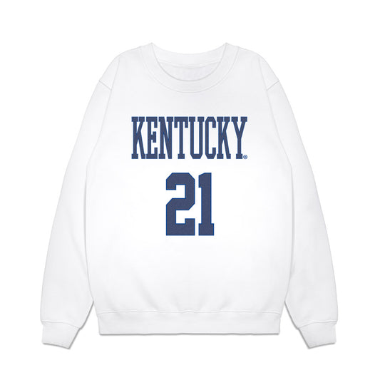 Kentucky - NCAA Women's Basketball : Savannah Swords - Denim Shersey Premium Crewneck Sweatshirt-0