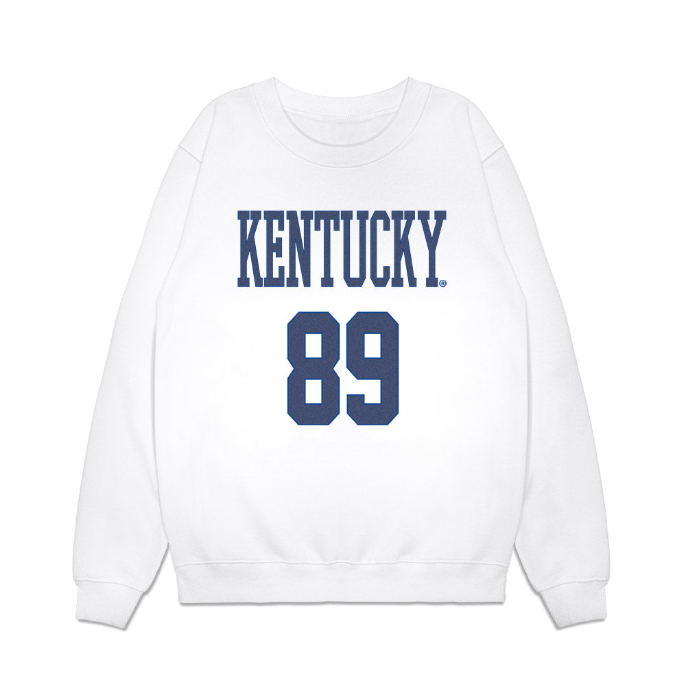 Kentucky - NCAA Football : Cash Harney - Denim Shersey Premium Crewneck Sweatshirt-0