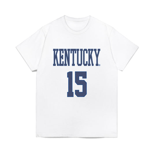 Kentucky - NCAA Women's Volleyball : Elizabeth Carr - Denim Shersey Comfort Colors T-Shirt-0