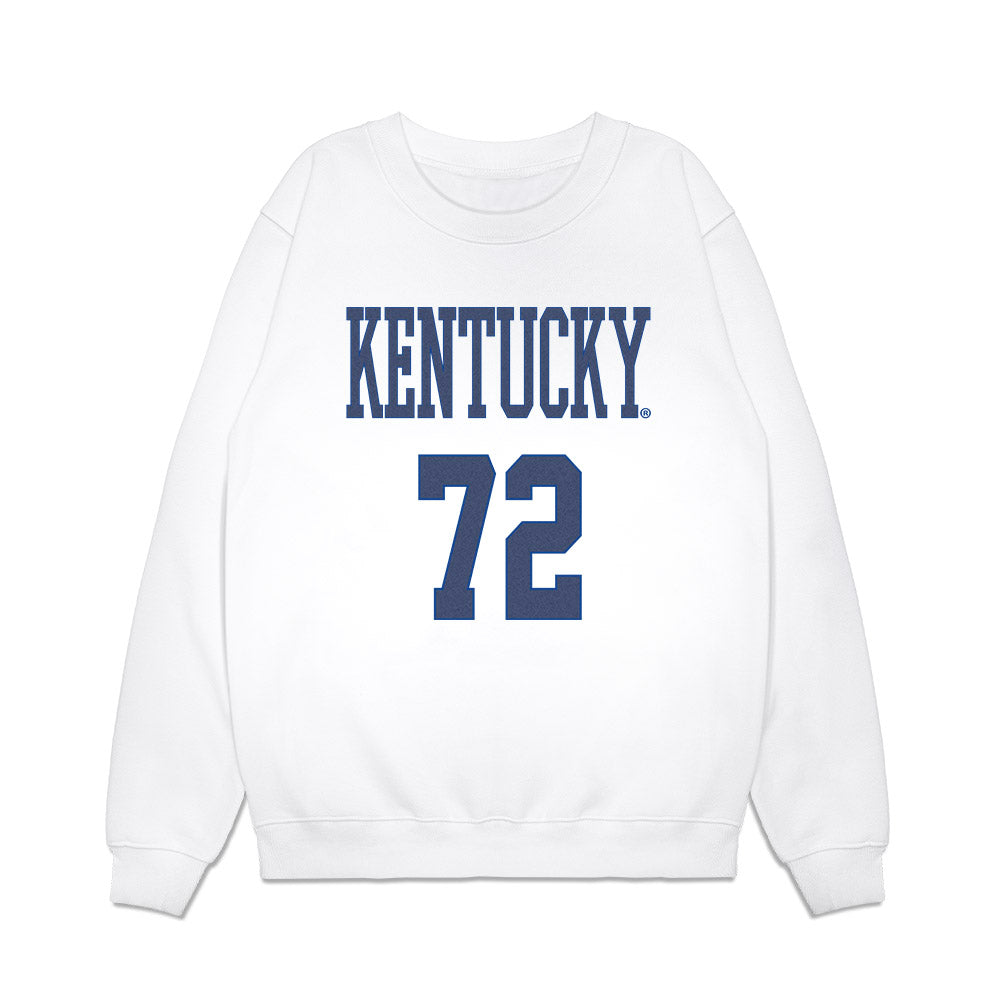 Kentucky - NCAA Football : Coleton Price - Denim Shersey Premium Crewneck Sweatshirt-0