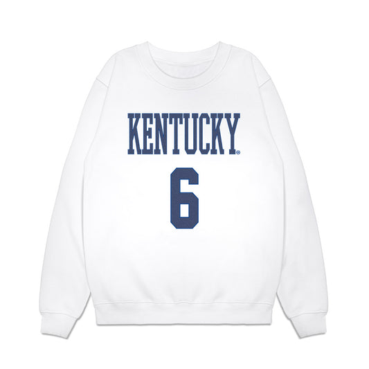 Kentucky - NCAA Football : Ahmad Breaux - Denim Shersey Premium Crewneck Sweatshirt-0