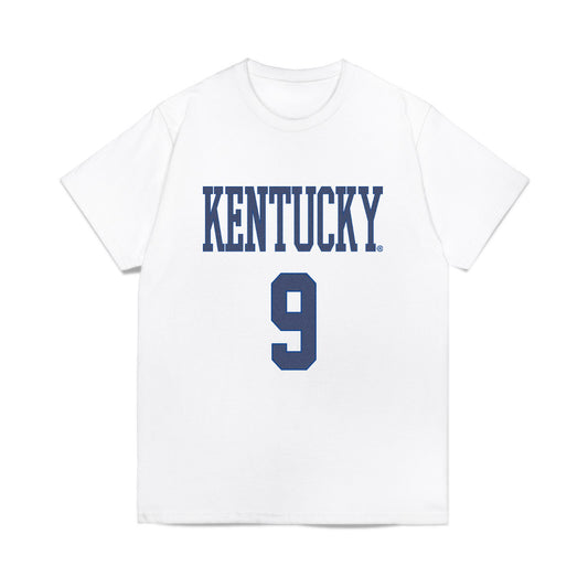 Kentucky - NCAA Football : Matt Ponatoski - Denim Shersey Comfort Colors T-Shirt-0