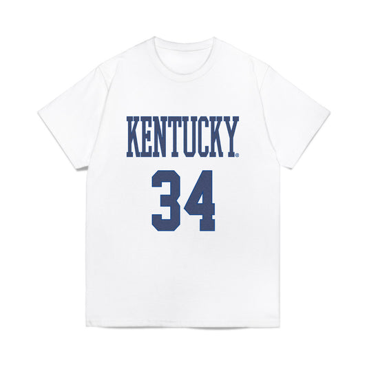 Kentucky - NCAA Women's Basketball : Ayanna Patterson - Denim Shersey Comfort Colors T-Shirt-0