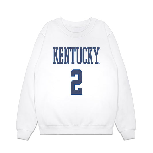 Kentucky - NCAA Football : Sam Greene - Denim Shersey Premium Crewneck Sweatshirt-0