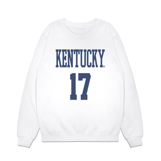 Kentucky - NCAA Women's Volleyball : Brooklyn DeLeye - Denim Shersey Premium Crewneck Sweatshirt-0