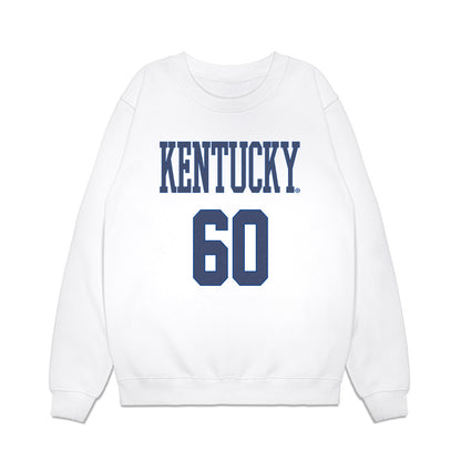 Kentucky - NCAA Football : Mason Howard - Denim Shersey Premium Crewneck Sweatshirt-0