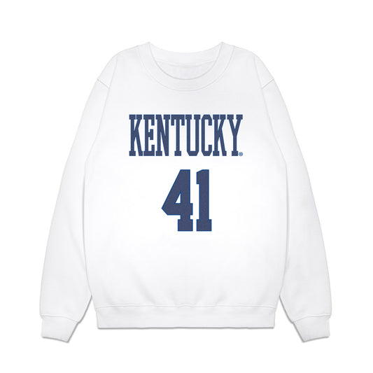Kentucky - NCAA Women's Soccer : Mika Sueoka - Denim Shersey Premium Crewneck Sweatshirt-0