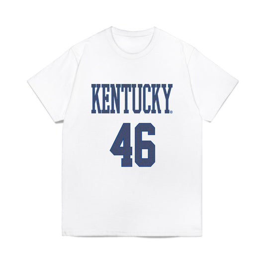 Kentucky - NCAA Men's Basketball : Ousmane N'Diaye - Denim Shersey Comfort Colors T-Shirt-0