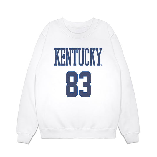 Kentucky - NCAA Football : Prince Jean - Denim Shersey Premium Crewneck Sweatshirt-0