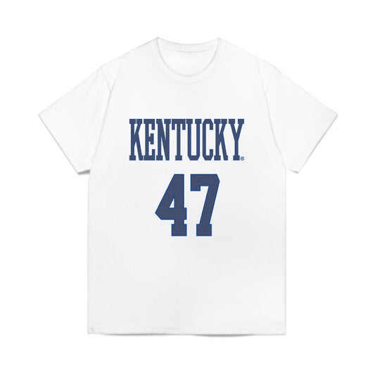 Kentucky - NCAA Baseball : William Coleman - Denim Shersey Comfort Colors T-Shirt-0