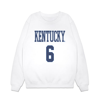 Kentucky - NCAA Women's Soccer : Anna Sikorski - Denim Shersey Premium Crewneck Sweatshirt-0