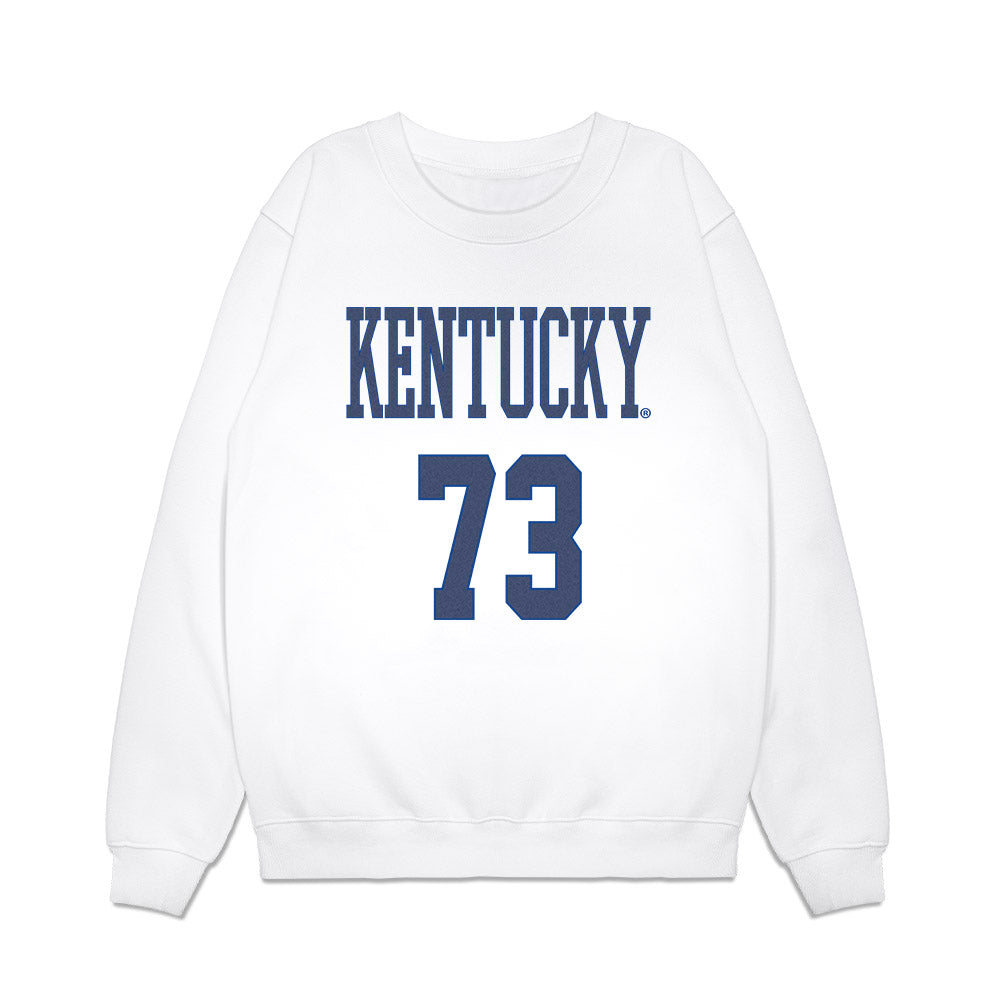 Kentucky - NCAA Football : Olaus Alinen - Denim Shersey Premium Crewneck Sweatshirt-0