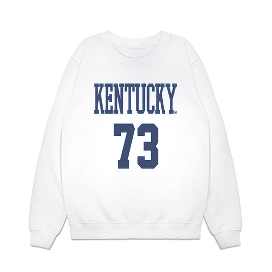 Kentucky - NCAA Football : Olaus Alinen - Denim Shersey Premium Crewneck Sweatshirt-0