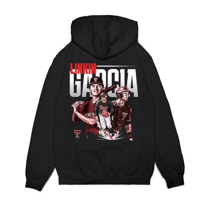 Texas Tech - NCAA Baseball : Linkin Garcia - Premium Hooded Sweatshirt-1