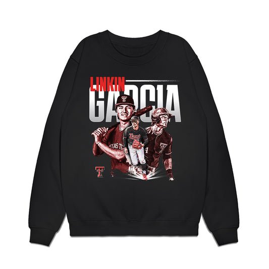 Texas Tech - NCAA Baseball : Linkin Garcia - Premium Crewneck Sweatshirt-0