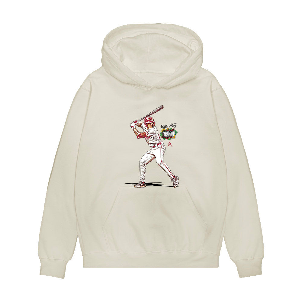 Arkansas - NCAA Baseball : Kuhio Aloy - Premium Hooded Sweatshirt-0
