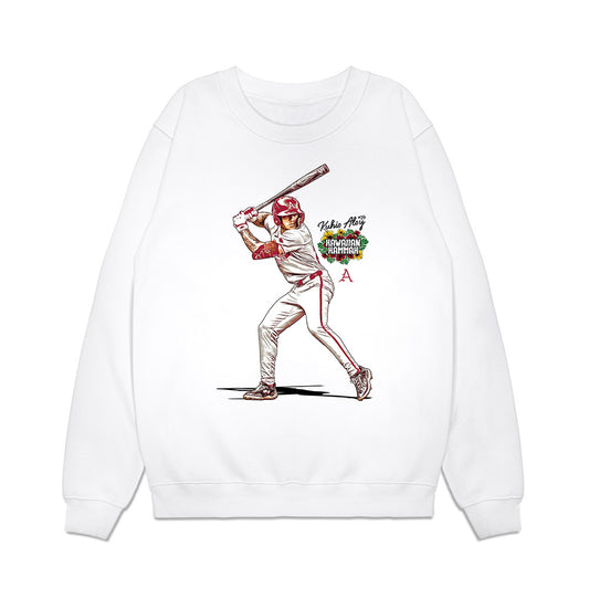 Arkansas - NCAA Baseball : Kuhio Aloy - Premium Crewneck Sweatshirt-0