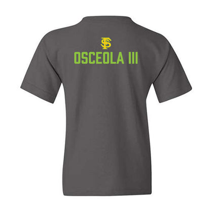 FSU - NCAA Baseball : OB Osceola III - Savanna Banana Shersey Youth T-Shirt-1