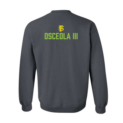 FSU - NCAA Baseball : OB Osceola III - Savanna Banana Shersey Crewneck Sweatshirt-1