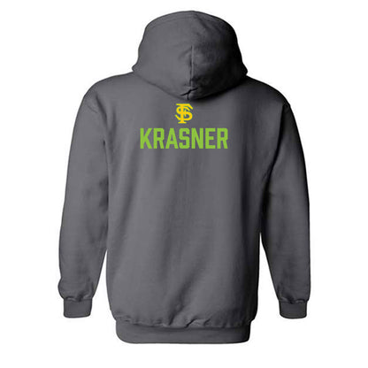 FSU - NCAA Baseball : Spencer Krasner - Savanna Banana Shersey Hooded Sweatshirt-1