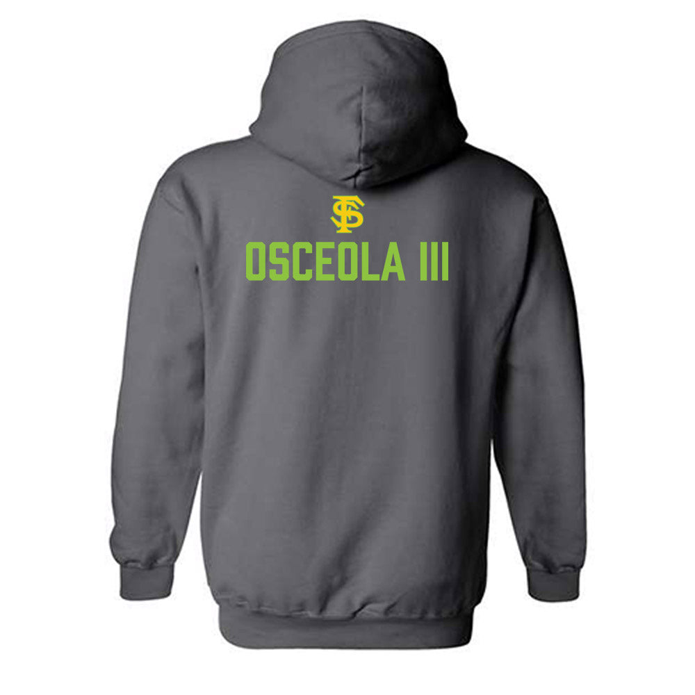 FSU - NCAA Baseball : OB Osceola III - Savanna Banana Shersey Hooded Sweatshirt-1