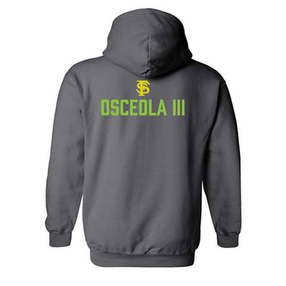 FSU - NCAA Baseball : OB Osceola III - Savanna Banana Shersey Hooded Sweatshirt-1